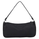 PRADA Accessory Pouch Nylon Black Silver Auth 198964-3