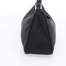 PRADA Accessory Pouch Nylon Black Silver Auth 198964-4