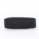 PRADA Accessory Pouch Nylon Black Silver Auth 198964-9