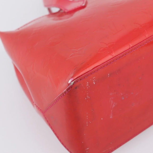 LOUIS VUITTON Monogram Vernis Wilshire PM Hand Bag Rose Pop M93643 Auth 198966