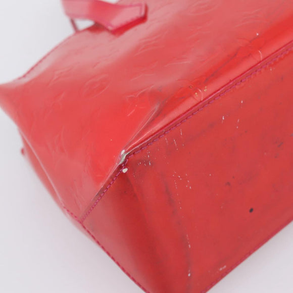 LOUIS VUITTON Monogram Vernis Wilshire PM Hand Bag Rose Pop M93643 Auth 198966