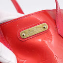 LOUIS VUITTON Monogram Vernis Wilshire PM Hand Bag Rose Pop M93643 Auth 198966-17