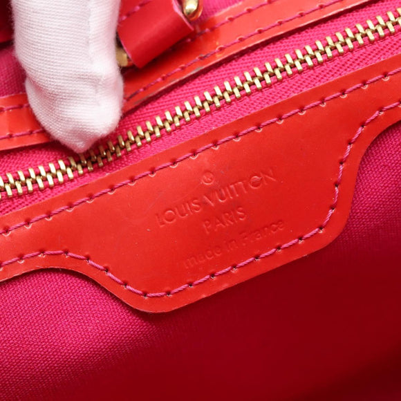 LOUIS VUITTON Monogram Vernis Wilshire PM Hand Bag Rose Pop M93643 Auth 198966