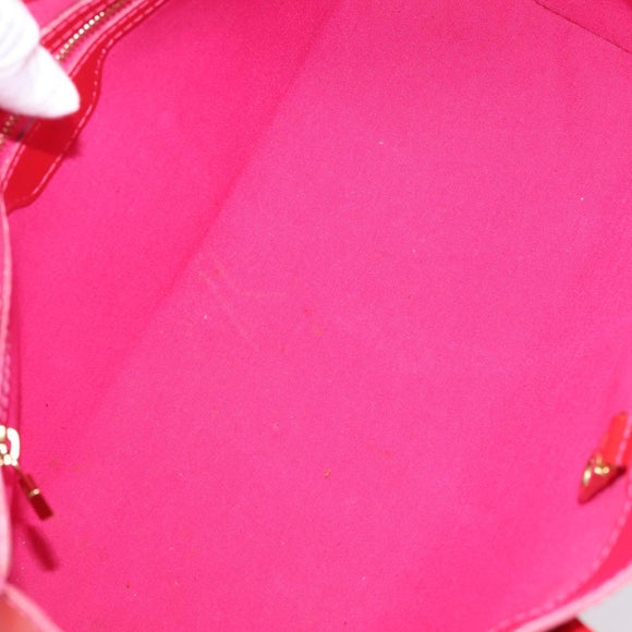 LOUIS VUITTON Monogram Vernis Wilshire PM Hand Bag Rose Pop M93643 Auth 198966
