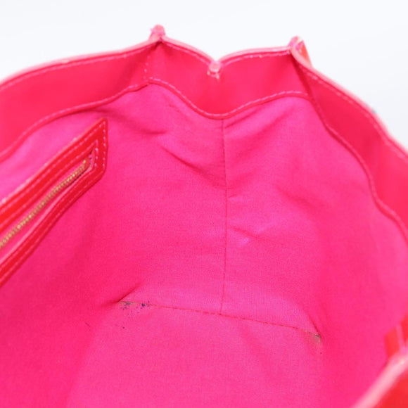 LOUIS VUITTON Monogram Vernis Wilshire PM Hand Bag Rose Pop M93643 Auth 198966