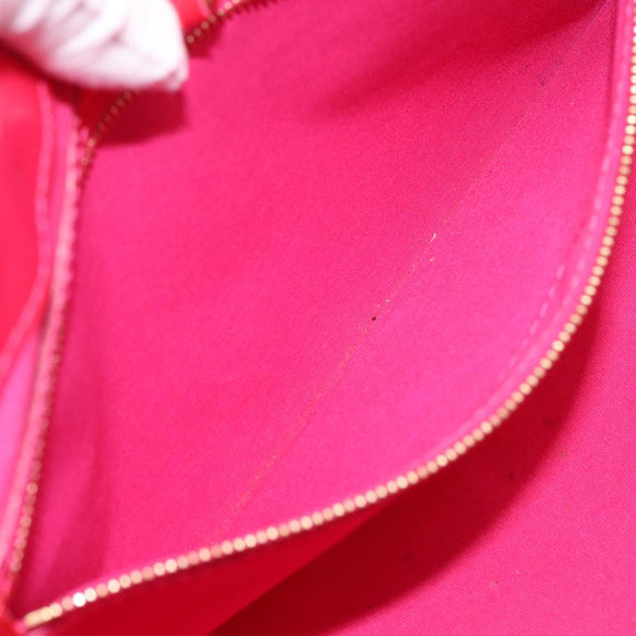 LOUIS VUITTON Monogram Vernis Wilshire PM Hand Bag Rose Pop M93643 Auth 198966