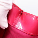 LOUIS VUITTON Monogram Vernis Wilshire PM Hand Bag Rose Pop M93643 Auth 198966-12