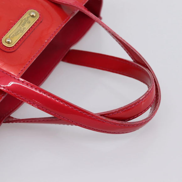 LOUIS VUITTON Monogram Vernis Wilshire PM Hand Bag Rose Pop M93643 Auth 198966