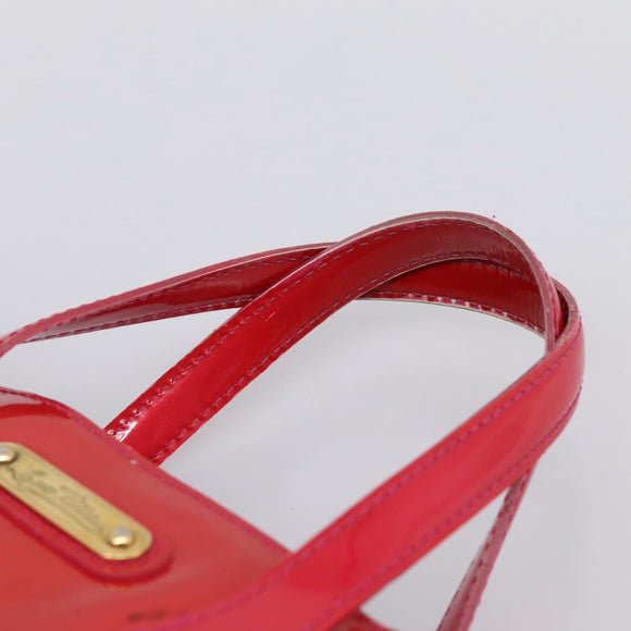 LOUIS VUITTON Monogram Vernis Wilshire PM Hand Bag Rose Pop M93643 Auth 198966