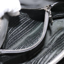 PRADA Hand Bag Saffiano 2way Gray Silver Auth 198967A-26