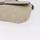GUCCI GuccissimaGG Body Bag Leather Ivory Silver 162916 Auth 198969-14