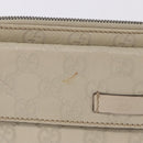 GUCCI GuccissimaGG Body Bag Leather Ivory Silver 162916 Auth 198969-3