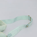 Miu Miu Terry Cloth Tote Bag Pile Light Blue Gold Tone Auth 198970-14