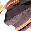 GUCCI GG Canvas Bamboo Hand Bag Beige Black 112526 Auth 198971A-10