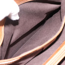 GUCCI GG Canvas Bamboo Hand Bag Beige Black 112526 Auth 198971A-11