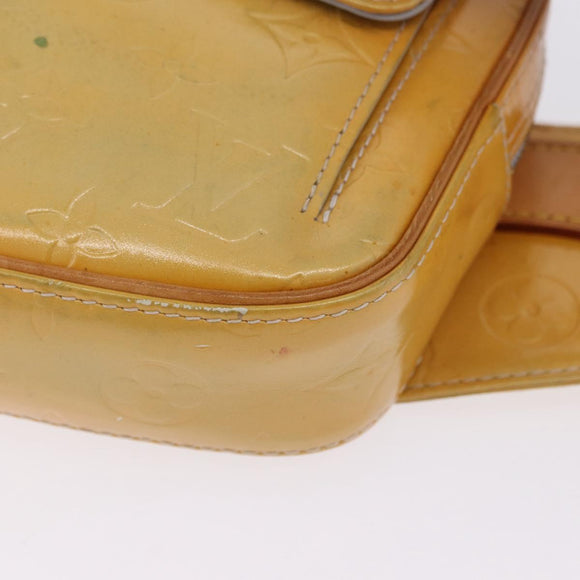 LOUIS VUITTON Monogram Vernis Fulton Waist Bag Gris M91041 LV Auth 198975