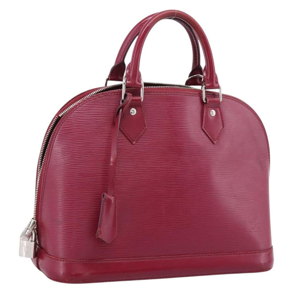LOUIS VUITTON Epi Alma PM Hand Bag Fuchsia M40490 LV Auth 198976