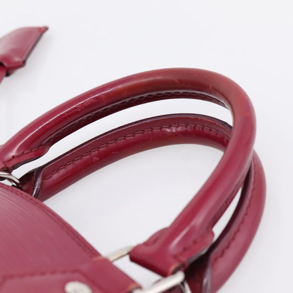 LOUIS VUITTON Epi Alma PM Hand Bag Fuchsia M40490 LV Auth 198976