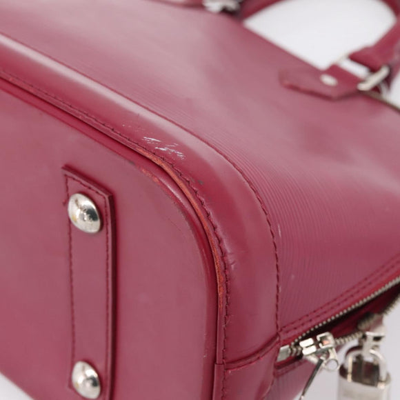 LOUIS VUITTON Epi Alma PM Hand Bag Fuchsia M40490 LV Auth 198976