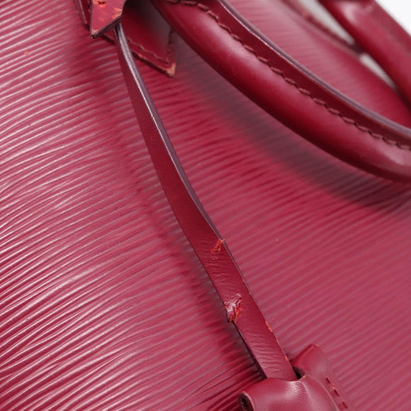 LOUIS VUITTON Epi Alma PM Hand Bag Fuchsia M40490 LV Auth 198976