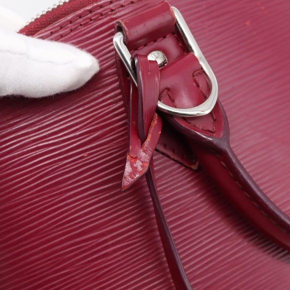 LOUIS VUITTON Epi Alma PM Hand Bag Fuchsia M40490 LV Auth 198976