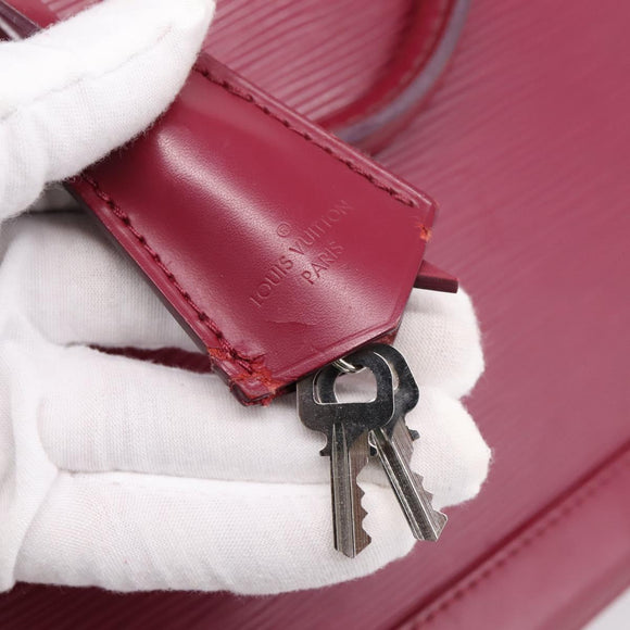 LOUIS VUITTON Epi Alma PM Hand Bag Fuchsia M40490 LV Auth 198976