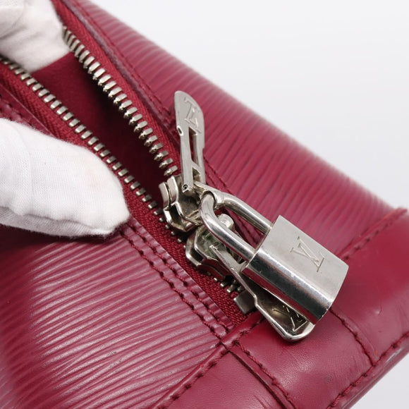 LOUIS VUITTON Epi Alma PM Hand Bag Fuchsia M40490 LV Auth 198976