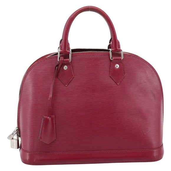 LOUIS VUITTON Epi Alma PM Hand Bag Fuchsia M40490 LV Auth 198976