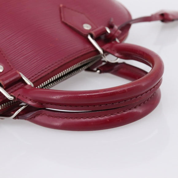 LOUIS VUITTON Epi Alma PM Hand Bag Fuchsia M40490 LV Auth 198976