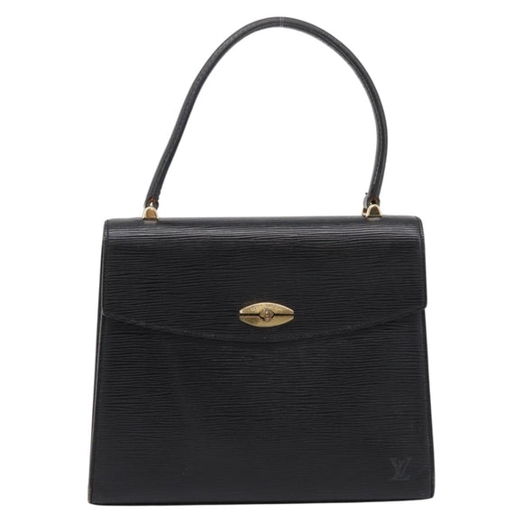 LOUIS VUITTON Epi Malesherbes Hand Bag Black M52372 LV Auth 198977