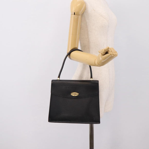 LOUIS VUITTON Epi Malesherbes Hand Bag Black M52372 LV Auth 198977