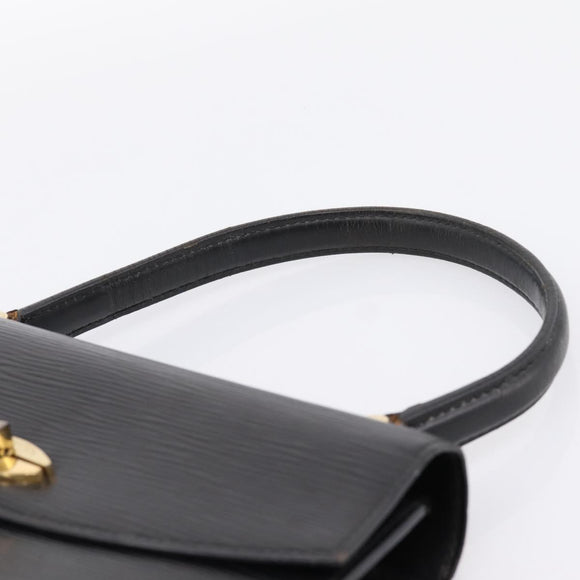 LOUIS VUITTON Epi Malesherbes Hand Bag Black M52372 LV Auth 198977