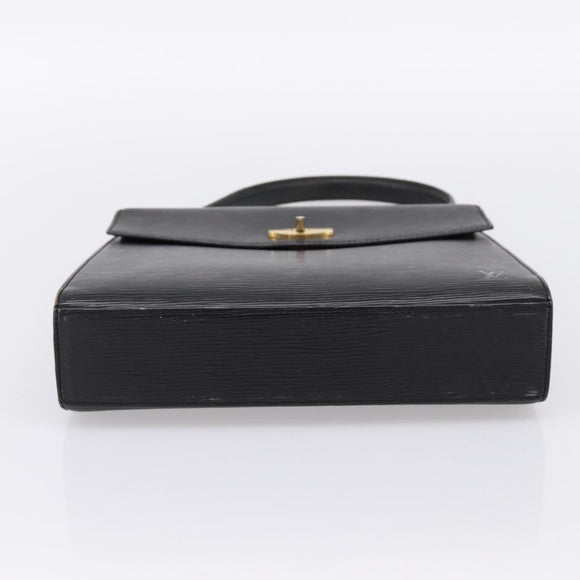 LOUIS VUITTON Epi Malesherbes Hand Bag Black M52372 LV Auth 198977