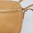LOUIS VUITTON Epi Jeune Fille MM Shoulder Bag Winnipeg Beige M52156 Auth 198978-8