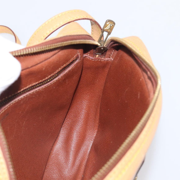 LOUIS VUITTON Epi Jeune Fille MM Shoulder Bag Winnipeg Beige M52156 Auth 198978