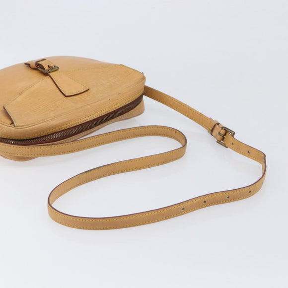 LOUIS VUITTON Epi Jeune Fille MM Shoulder Bag Winnipeg Beige M52156 Auth 198978