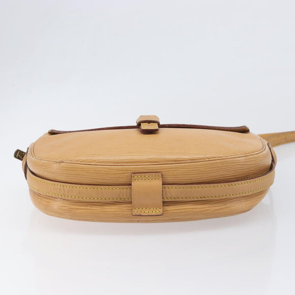 LOUIS VUITTON Epi Jeune Fille MM Shoulder Bag Winnipeg Beige M52156 Auth 198978