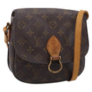 LOUIS VUITTON Monogram Saint Cloud MM Shoulder Bag M51243 LV Auth 198980-1