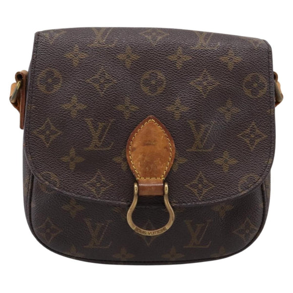 LOUIS VUITTON Monogram Saint Cloud MM Shoulder Bag M51243 LV Auth 198980