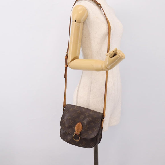 LOUIS VUITTON Monogram Saint Cloud MM Shoulder Bag M51243 LV Auth 198980