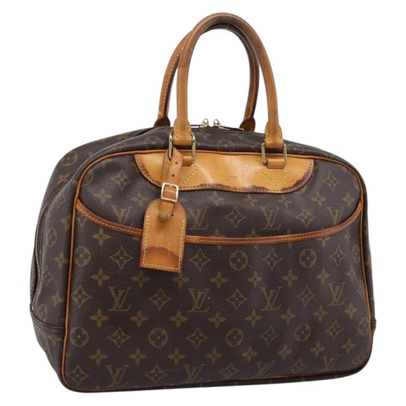 LOUIS VUITTON Monogram Deauville Hand Bag M47270 LV Auth 198981