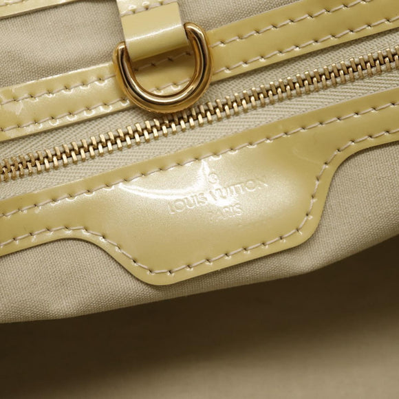 LOUIS VUITTON Monogram Vernis Wilshire PM Hand Bag Broncorail M91452 Auth 198982