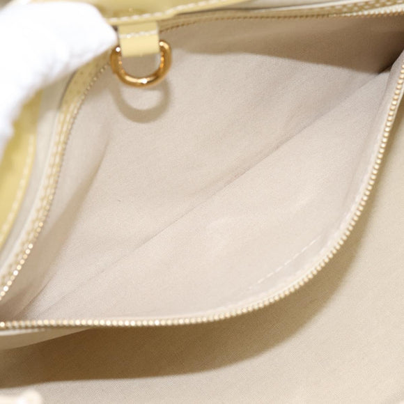LOUIS VUITTON Monogram Vernis Wilshire PM Hand Bag Broncorail M91452 Auth 198982