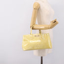 LOUIS VUITTON Monogram Vernis Wilshire PM Hand Bag Broncorail M91452 Auth 198982-23