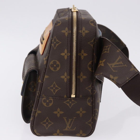 LOUIS VUITTON Monogram Hudson GM Shoulder Bag SPO M40045 LV Auth 198983SAV