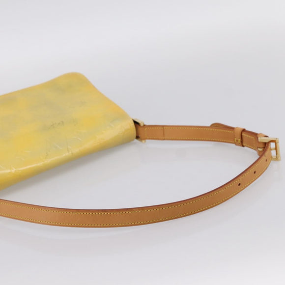 LOUIS VUITTON Monogram Vernis Thompson Street Bag Gris M91008 LV Auth 198985
