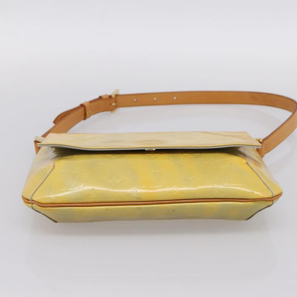 LOUIS VUITTON Monogram Vernis Thompson Street Bag Gris M91008 LV Auth 198985