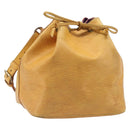 LOUIS VUITTON Epi Petit Noe Shoulder Bag Tassili Yellow M44109 LV Auth 198986-1