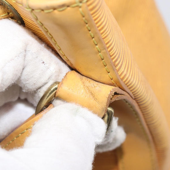 LOUIS VUITTON Epi Petit Noe Shoulder Bag Tassili Yellow M44109 LV Auth 198986