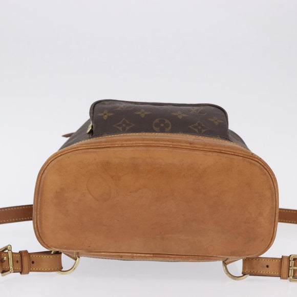 LOUIS VUITTON Monogram Montsouris MM Backpack M51136 LV Auth 198987